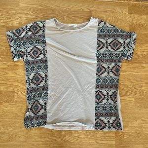 Aztec print tshirt